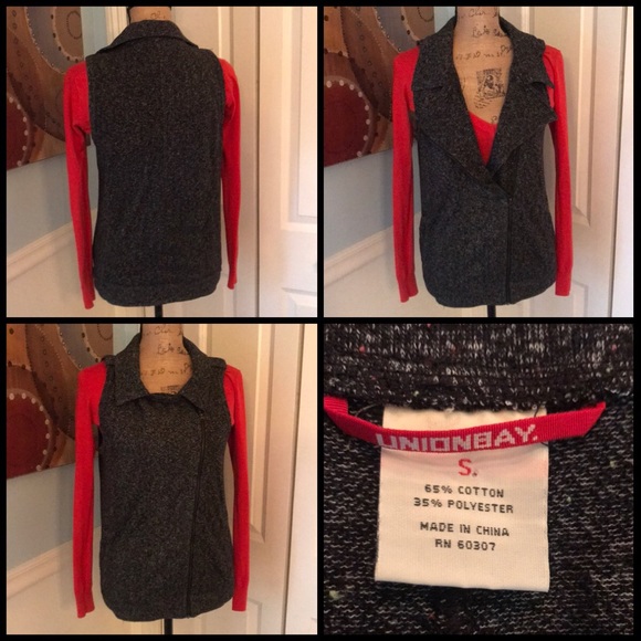 Union bay Jackets & Blazers - Beautiful smoky grey vest size small. Great value